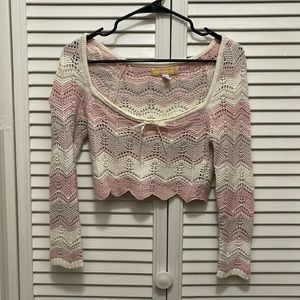 urban outfitters knit cropped sweater